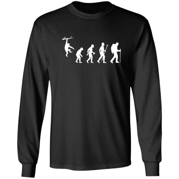 hiking funny evolution long sleeve