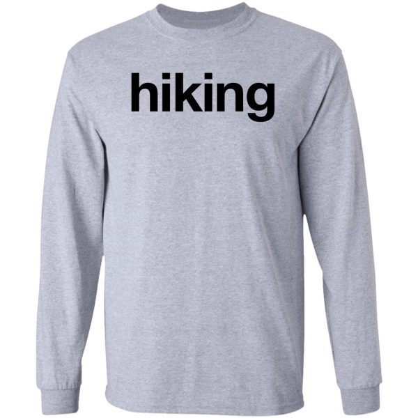 hiking gift for camper hiker climber long sleeve