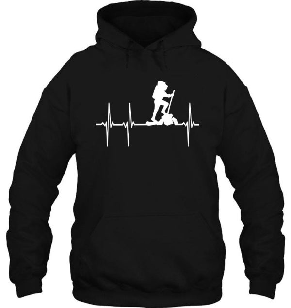 hiking heartbeat hoodie