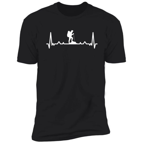 hiking heartbeat shirt