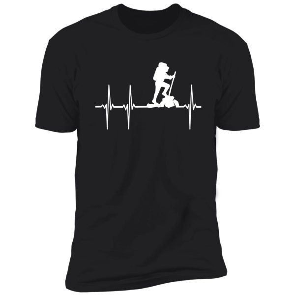 hiking heartbeat shirt