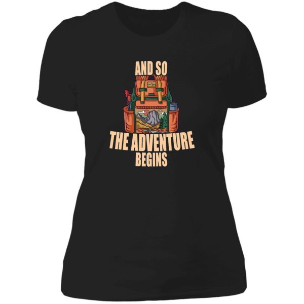 hiking hiker outdoor lady t-shirt