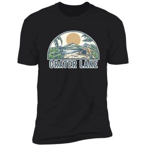 hiking is my therapy - crater lake shirt