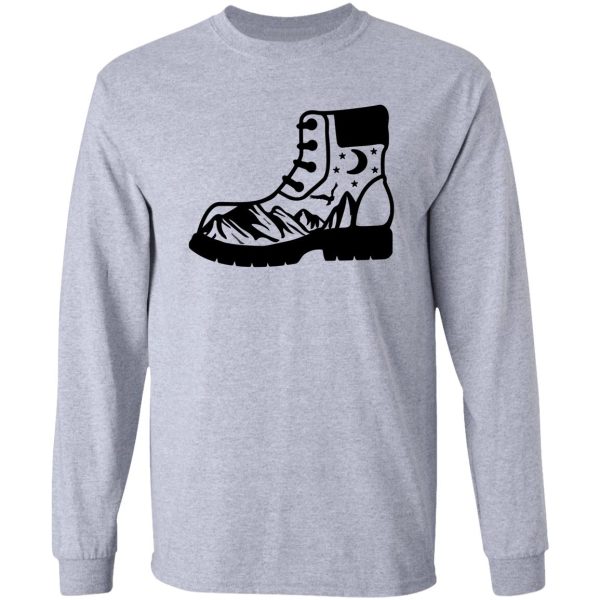 hiking is my therapy hiking adventure hiking boots long sleeve