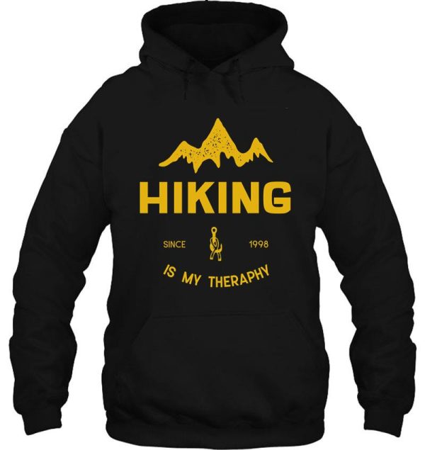 hiking is my therapy hoodie