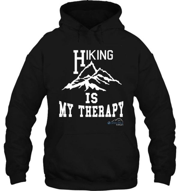 hiking is my therapy hoodie