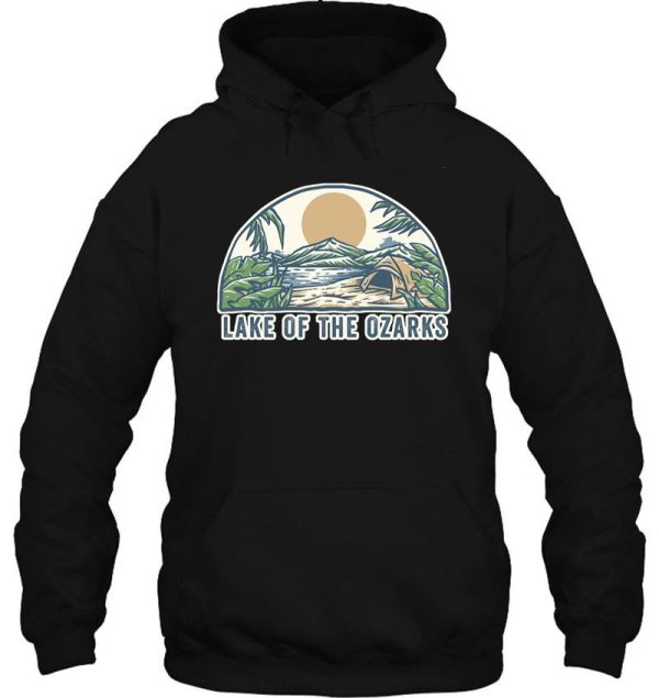 hiking is my therapy - lake of the ozarks hoodie