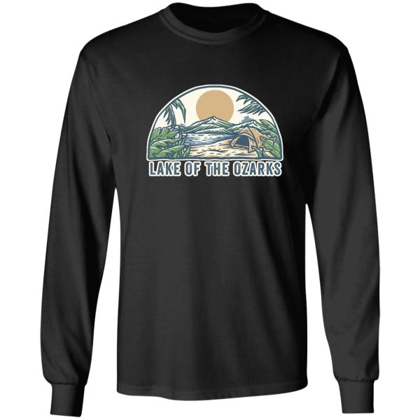 hiking is my therapy - lake of the ozarks long sleeve