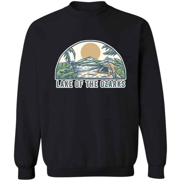 hiking is my therapy - lake of the ozarks sweatshirt