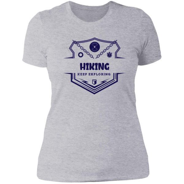 hiking keep exploring lady t-shirt