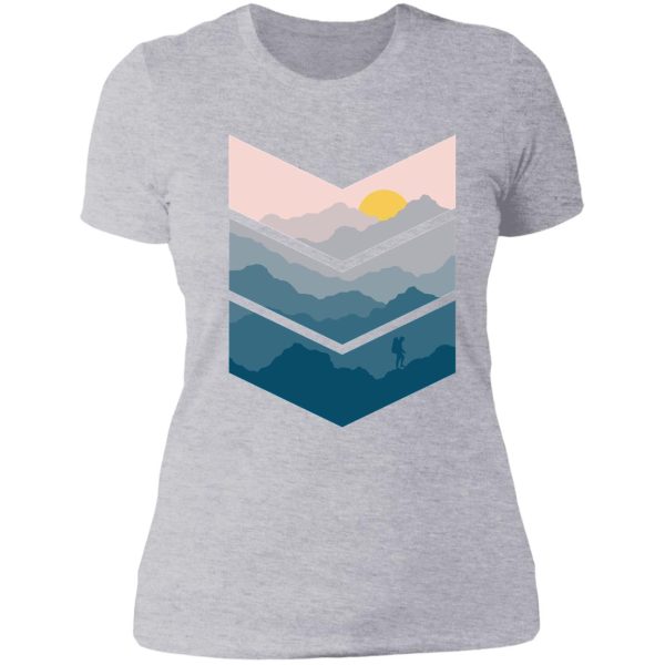 hiking lady t-shirt