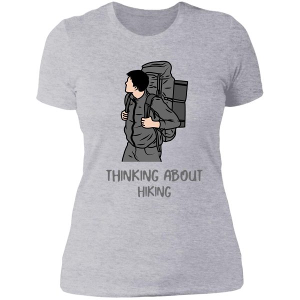 hiking lady t-shirt