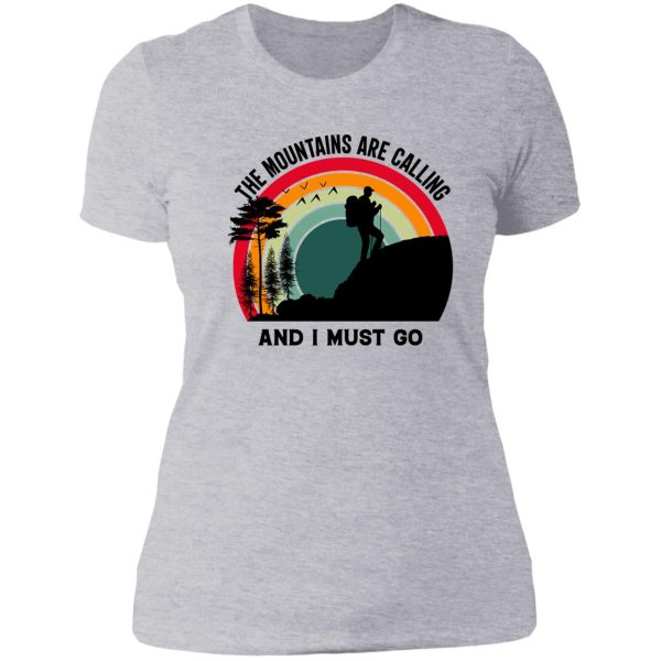 hiking lady t-shirt