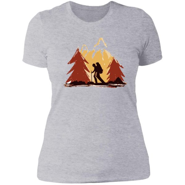 hiking lady t-shirt