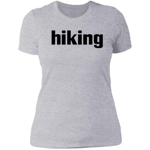 hiking lady t-shirt