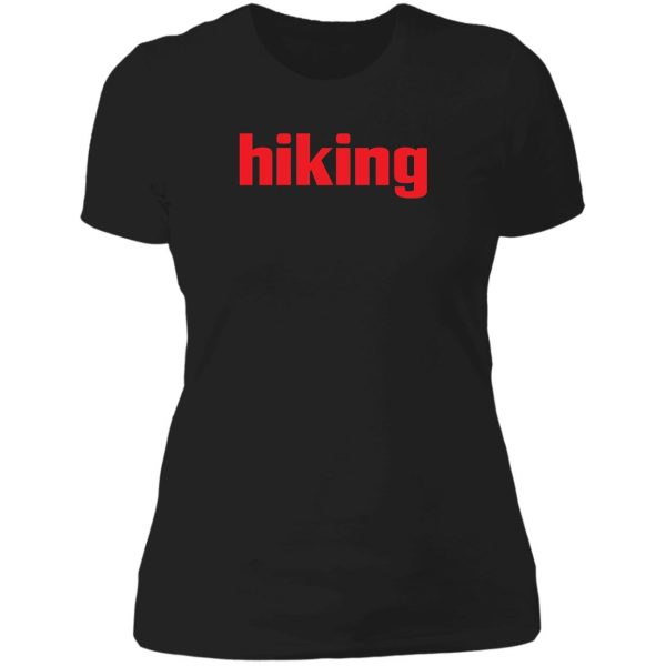 hiking lady t-shirt