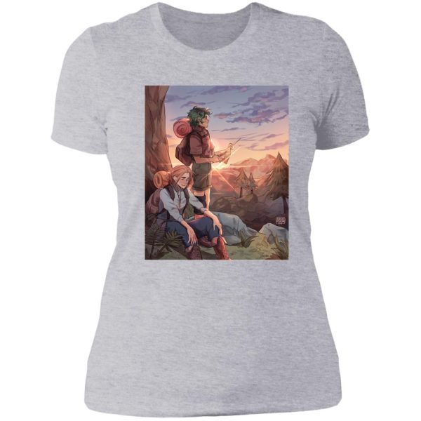 hiking lady t-shirt
