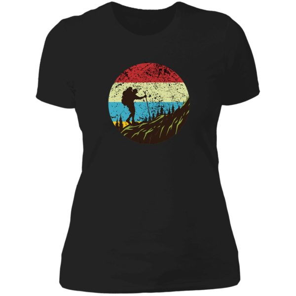 hiking lady t-shirt