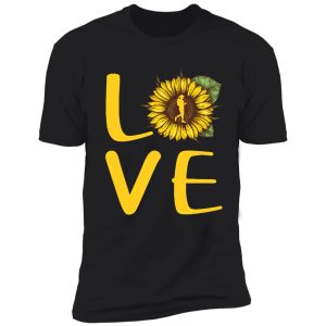 hiking love sunflower shirt