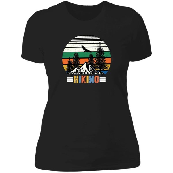 hiking lovers lady t-shirt