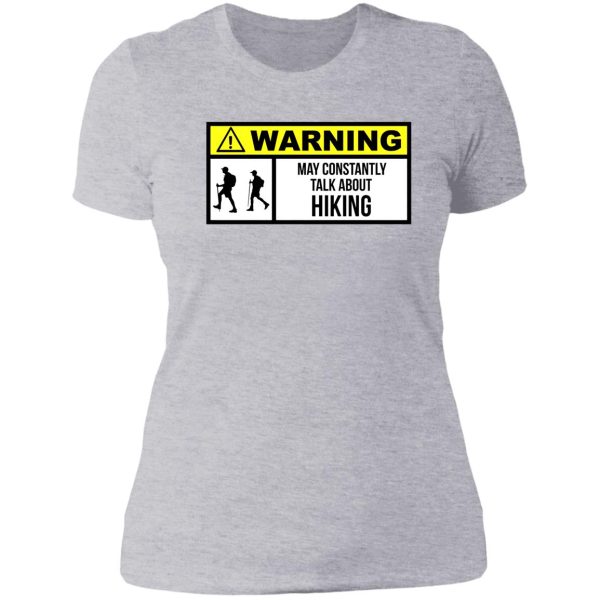 hiking lovers lady t-shirt