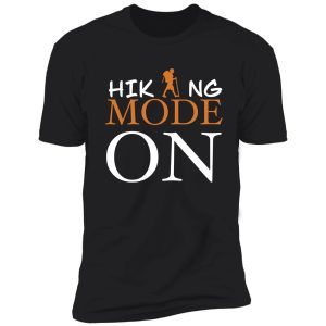 hiking mode on shirt