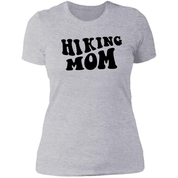 hiking mom lady t-shirt