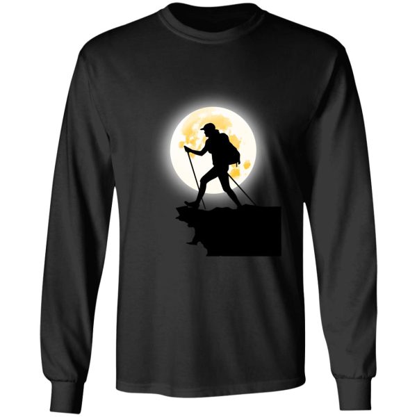 hiking on the moon long sleeve