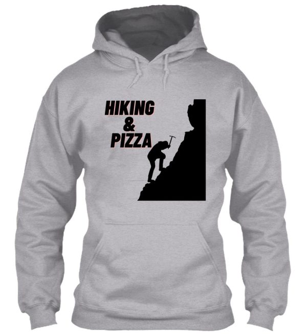 hiking & pizza hoodie