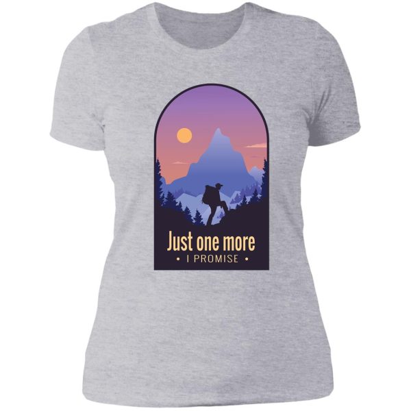 hiking quote lady t-shirt