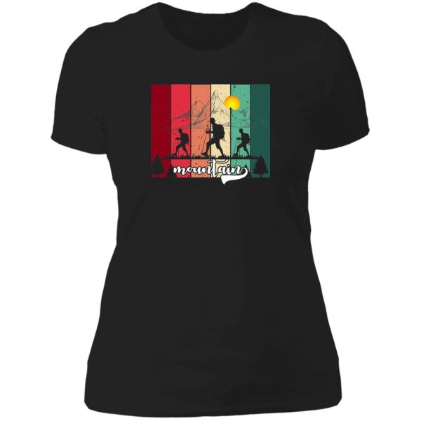 hiking quotes lady t-shirt