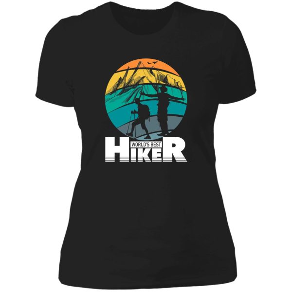 hiking quotes lady t-shirt