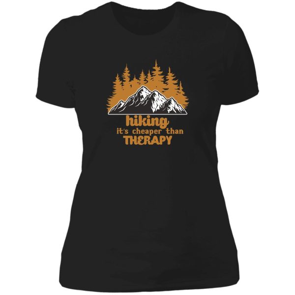 hiking quotes lady t-shirt
