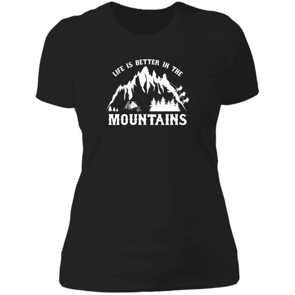 hiking quotes lady t-shirt