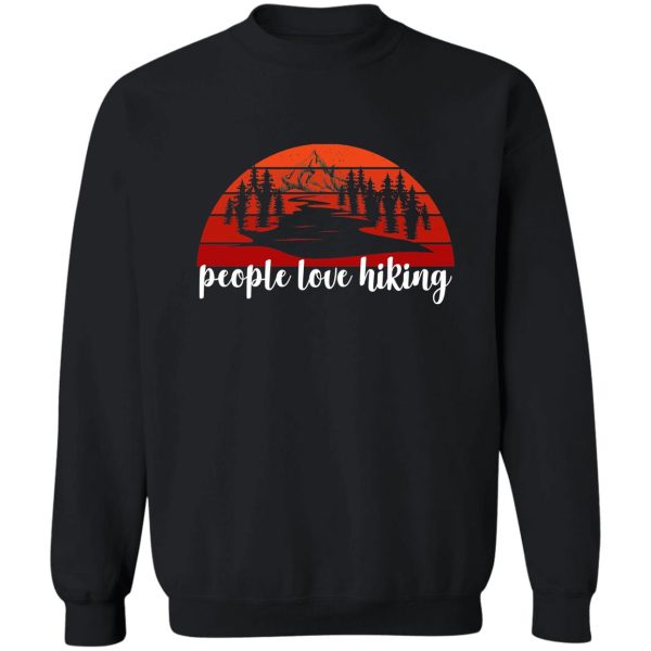 hiking quotes sweatshirt