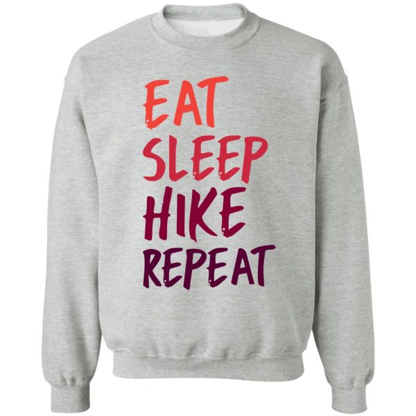 hiking routine sweatshirt