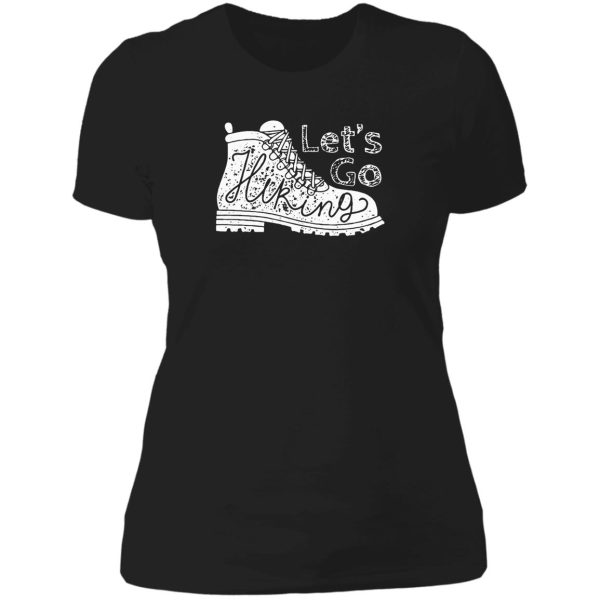 hiking shirt lady t-shirt