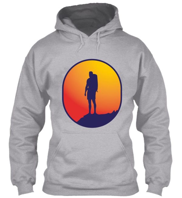 hiking silhouette hoodie