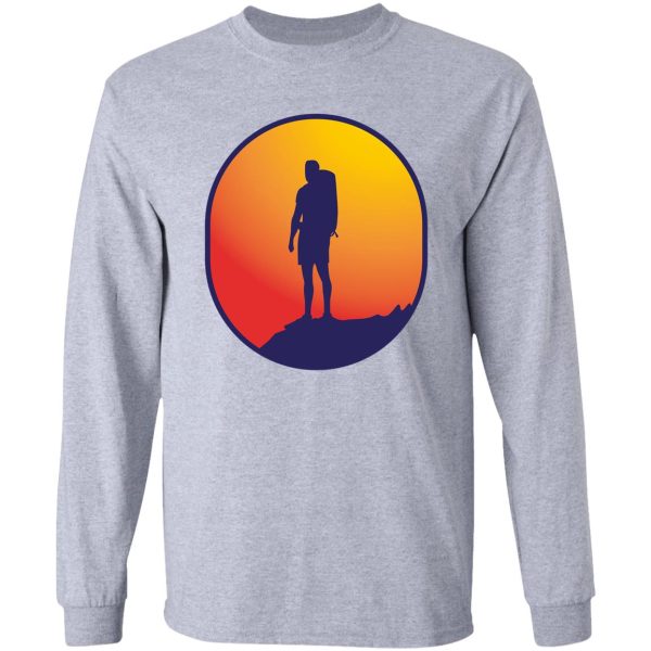 hiking silhouette long sleeve