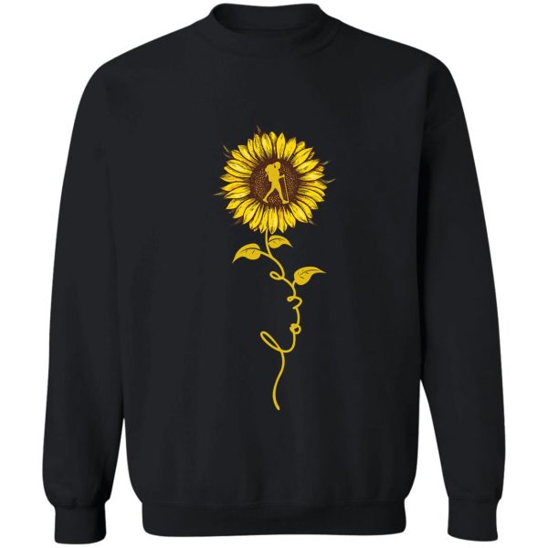 hiking - sunflower love sweatshirt