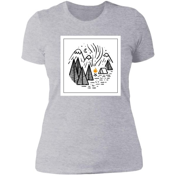 hiking t-shirt lady t-shirt