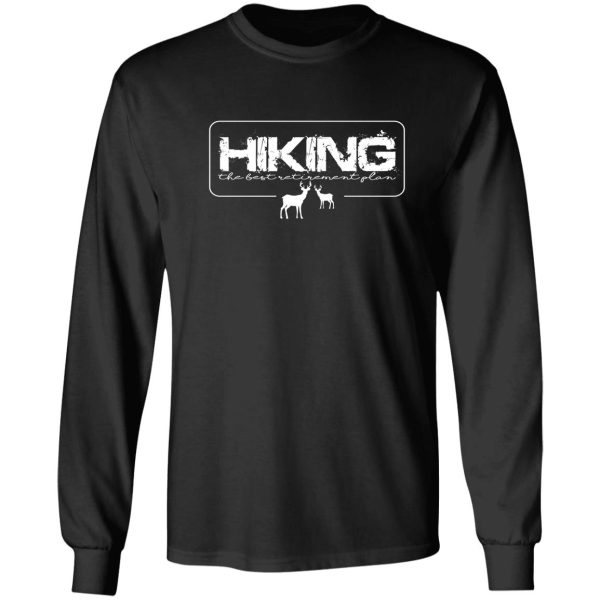 hiking the best retirement plan hiking v2 long sleeve