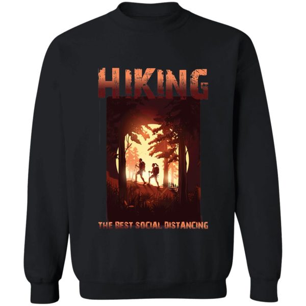 hiking the best social distancing sweatshirt