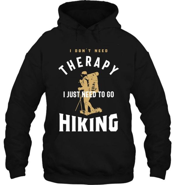 hiking therapy hoodie