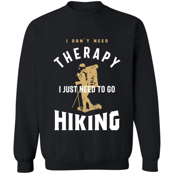 hiking therapy sweatshirt