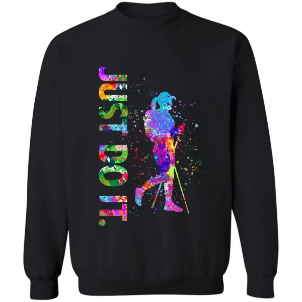 hiking watercolor sweatshirt