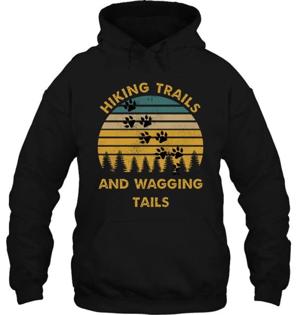 hiking with dogs hoodie