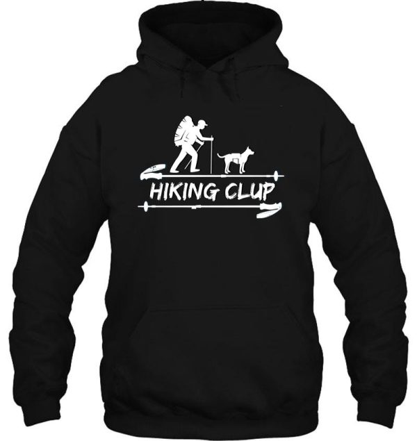 hiking with dogs hoodie