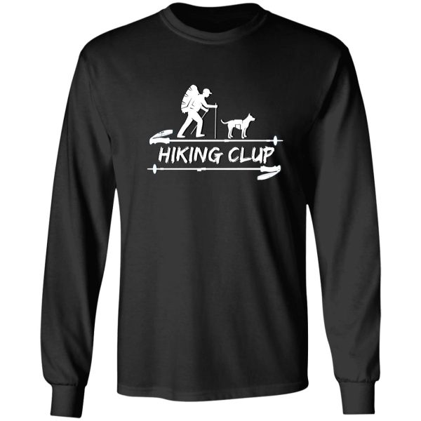 hiking with dogs long sleeve