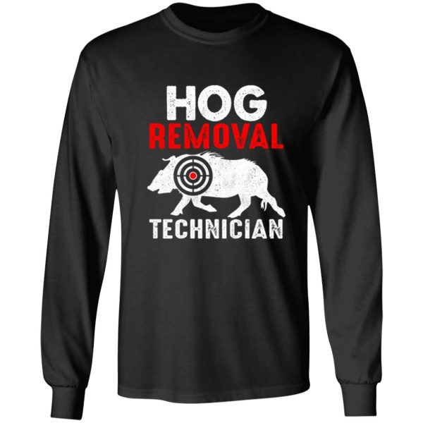 hog removal technician long sleeve